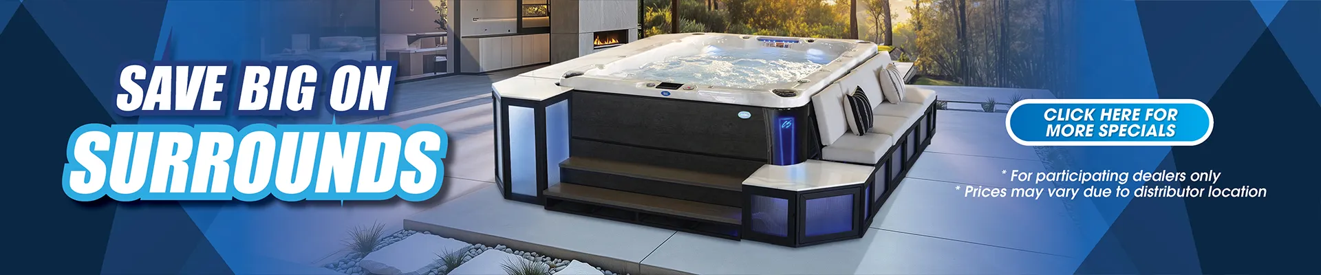 Calspas hot tub being used in a family setting - Peabody